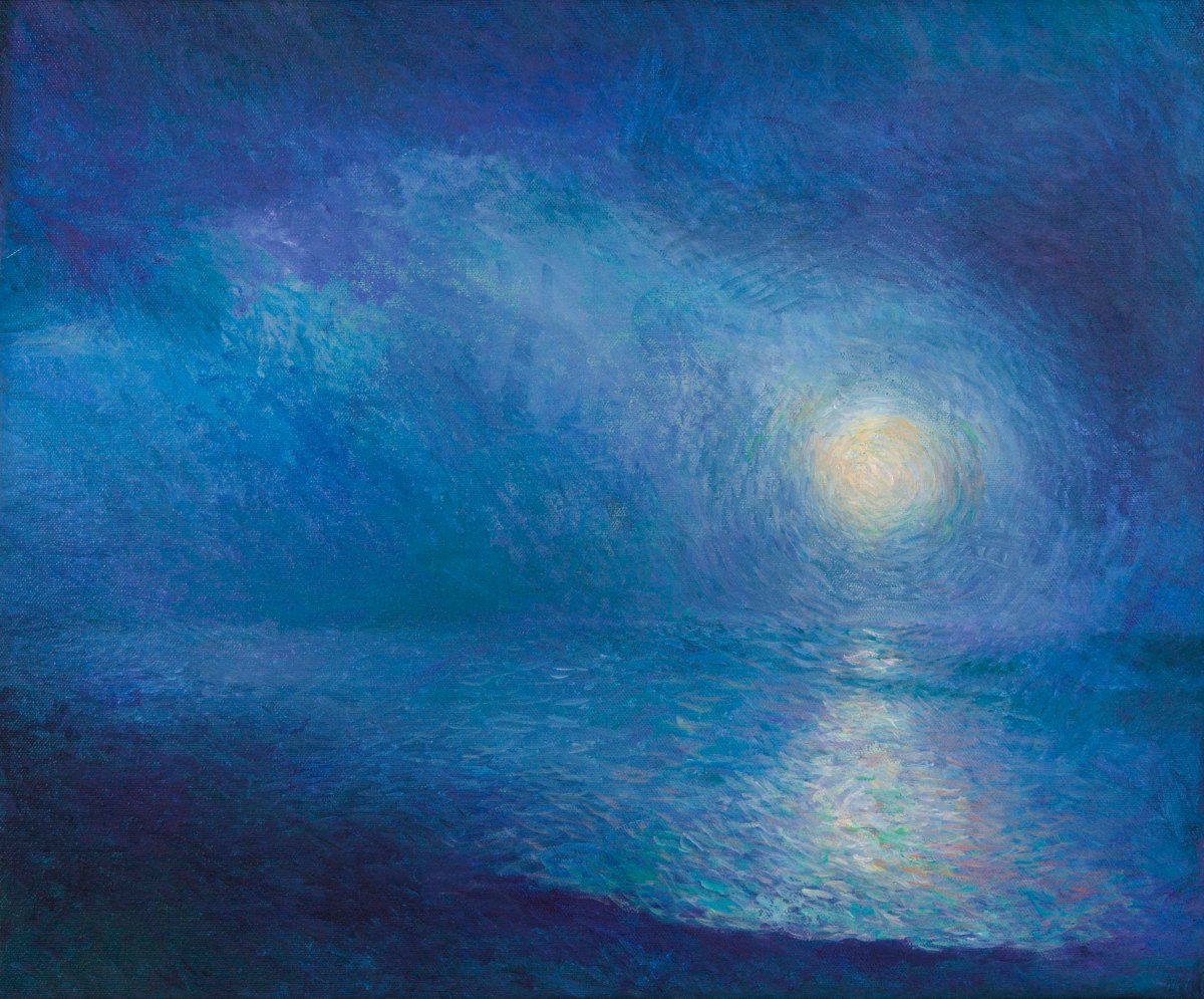 Peinture à l'huile d'après-nature - marine