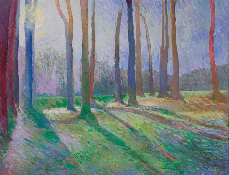 Peinture à l'huile d'après nature